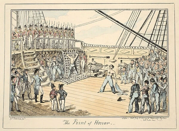 The Point of Honor, from Greenwich Hospital, a Series of Naval Sketches