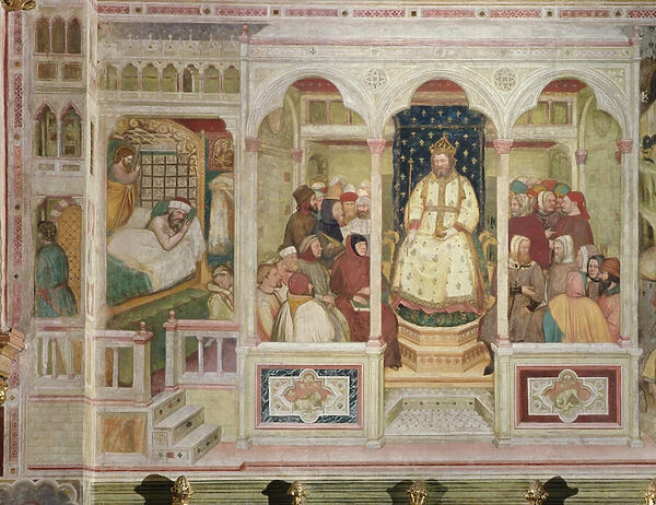 Political scene (fresco)