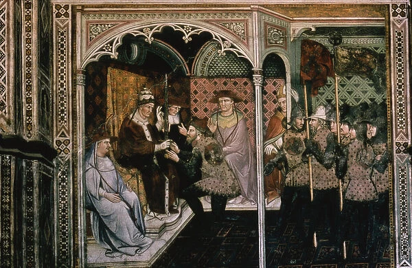 Pope and Emperor, c. 1408-1410 (fresco)
