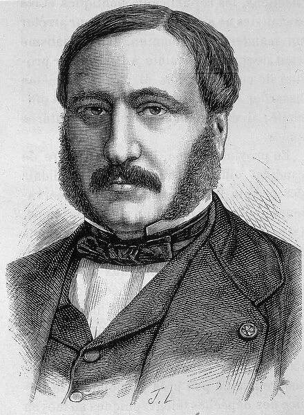 Portrait of Adolphe Forcade de la Roquette (1820-1874)
