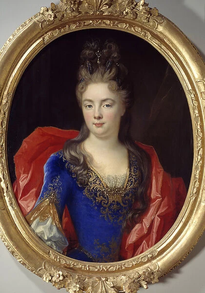 Portrait of Anne Genevieve by Levis Ventadour, Princess of Rohan (b