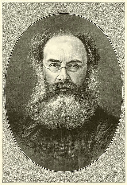 Portrait of Anthony Trollope (engraving)