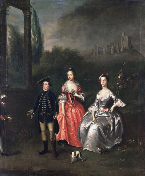 Portrait of Captain Fenwick, his Wife Isabella Orde and his Sister Ann, c