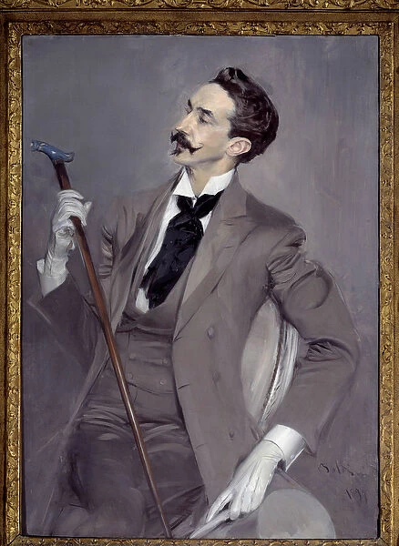 Portrait of The Count Robert de Montesquiou (1855-1921), French Dandy writer