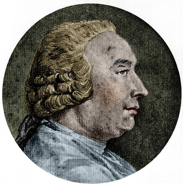Portrait of David Hume, Scottish Philosopher (1711 to 1776