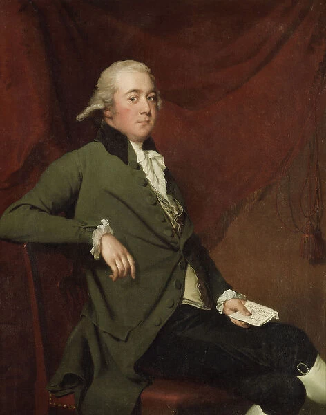 Portrait of Edward Abney, seated three-quarter-length, in a Green Coat