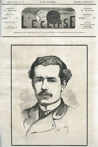 Portrait of Francois Polo, founder of 'L Eclipse'