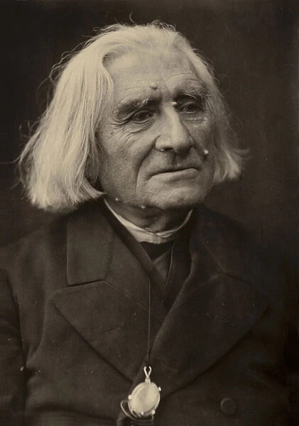 Portrait of Franz Liszt (b  /  w photo)