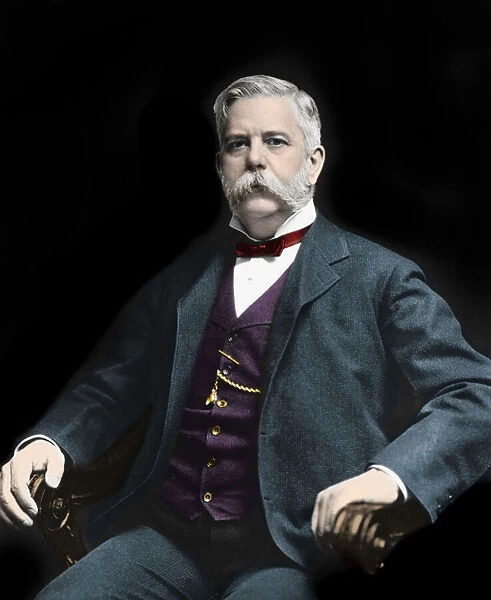Portrait of George Westinghouse (1846-1914). American inventor and industrialist