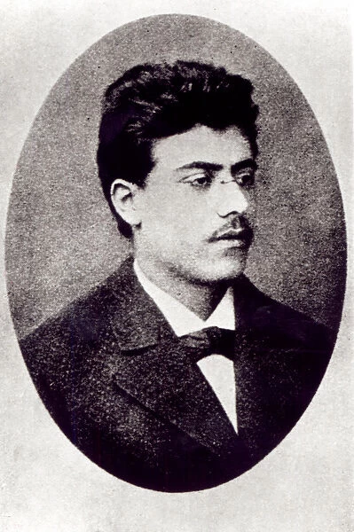 Portrait of Gustav Mahler, 1878 (b  /  w photo)