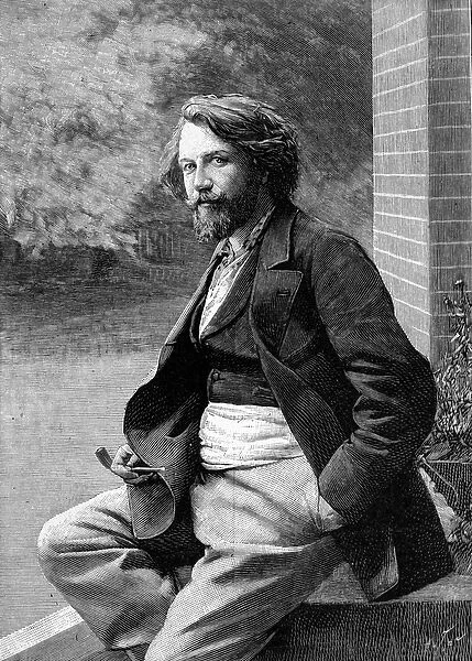 Portrait of Gustave Charpentier. French composer (1860 to 1956)