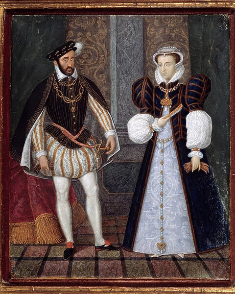 Portrait of Henry II (1519 - 1559) and Catherine de Medici (Caterina de Medici
