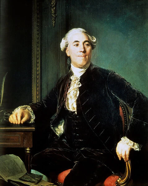 Portrait of Jacques Necker (1732-1804) He was Minister of Finance under Louis XVI