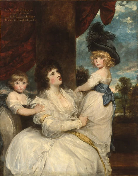 Portrait of Jane, Countess of Harrington, with her Sons, the Viscount Petersham