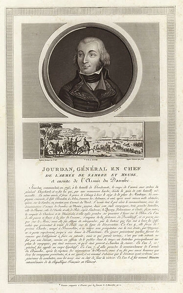 Portrait of Jean-Baptiste Jourdan, Comte Jourdan (engraving)