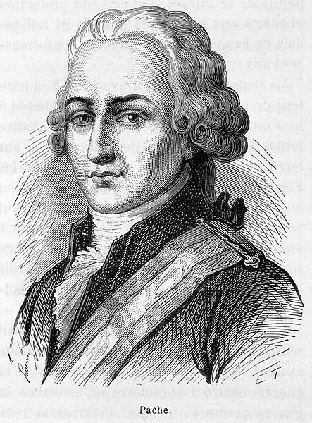 Portrait of Jean Nicolas Pache (1746-1823), French politician who engraved on public