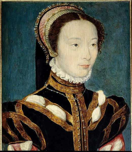 Portrait of Joan of Halluin or Joan of Halluyn (born in 1530)