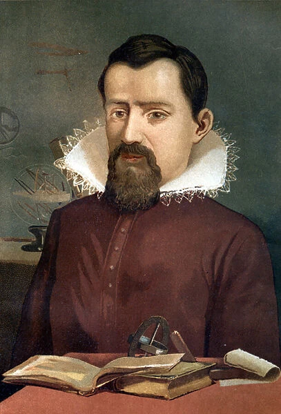 Portrait of Johannes Kepler (Keppler), astronomer (1571 - 1630)