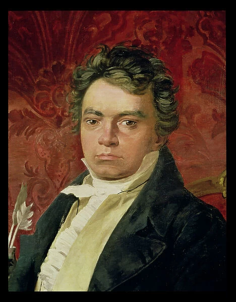 Portrait of Ludwig Van Beethoven (1770-1827) (oil on canvas)