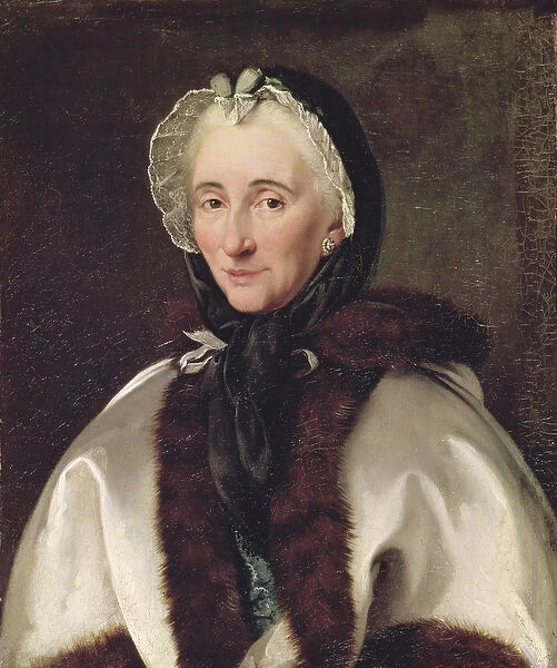 Portrait of Madame Francoise de Graffigny (1695-1758) (oil on canvas)