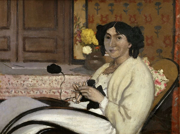 Portrait de Madame Rodrigues-Vallotton, The Artists Wife