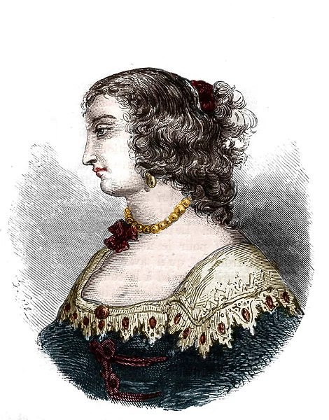 Portrait of Mademoiselle de Hautefort (Marie de Hautefort