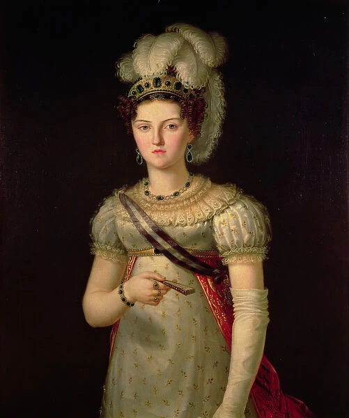 Portrait of Maria Josephine Amalia of Saxony
