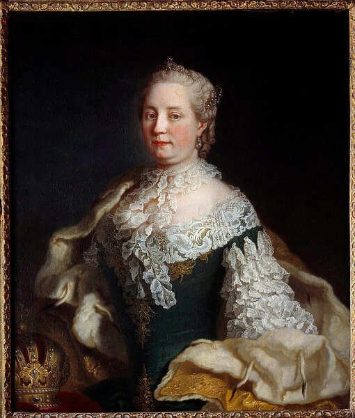 Portrait of Marie Therese of Austria by Habsburg Lorraine (Marie Therese Iere of Hungary