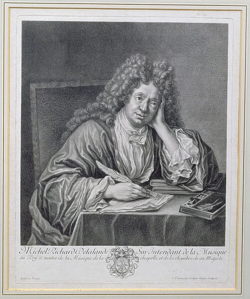 Portrait of Michel Richard Delalande (1657-1726), Superintendant of Music
