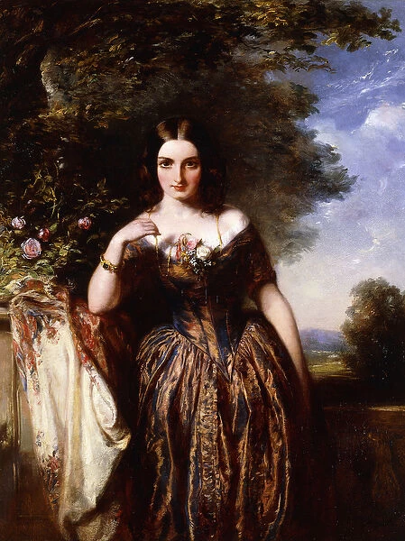 Portrait of Mrs. J. Hardcastle, nee Anne Capper (1817-1882), 1846 (oil on canvas)