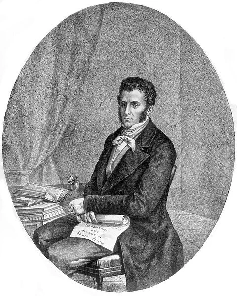 Portrait of the Patriot and Musician Piero Maroncelli (1795-1846)