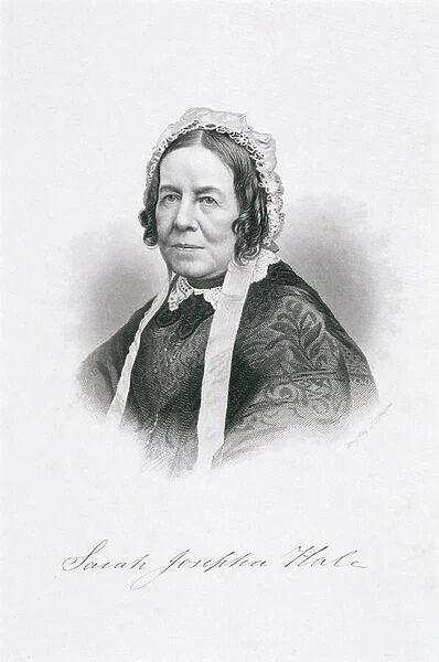 Portrait of Sarah Josepha Hale (1788-1879) (engraving)