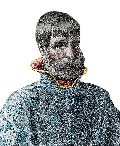 Portrait of the Spanish conquistador Juan Ponce de Leon (1460-1521)