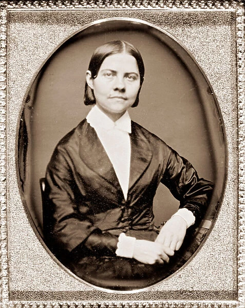 Portrait of Suffragist Lucy Stone, 1840-60 (daguerreotype)