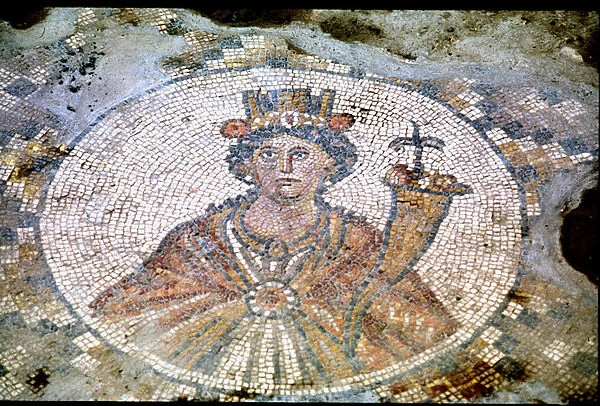 Portrait of Tyche (mosaic)