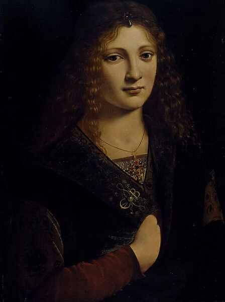 Portrait of a young man, possibly Girolamo Casio, c. 1500 (oil on wood panel)