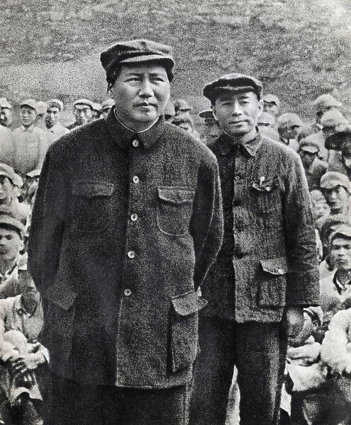 Portrait of Zhou Enlai (or Chou En-Lai (En Lai) or Cheou Ngen-Lai (Ngen lai