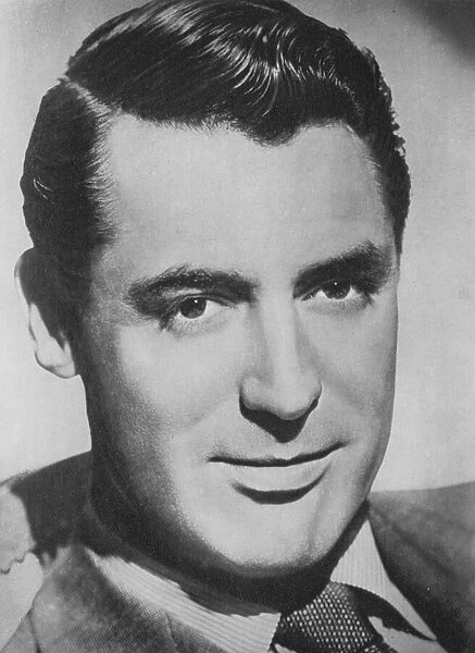 Portraits of film stars: Cary Grant (b  /  w photo)