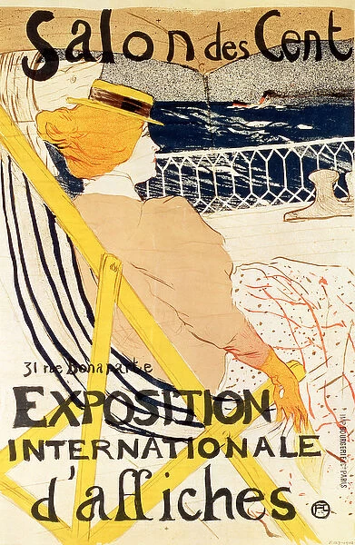 Poster advertising the Exposition Internationale d Affiches, Paris, c