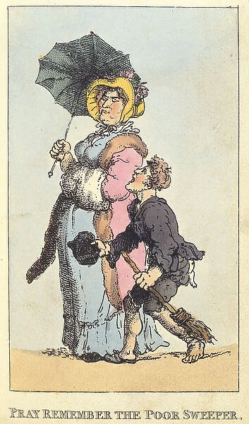 Pray Remember the Poor Sweeper, 1820 (engraving)