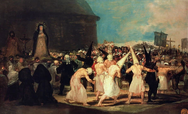 Procession of Flagellants, 1815-19 (oil on canvas)