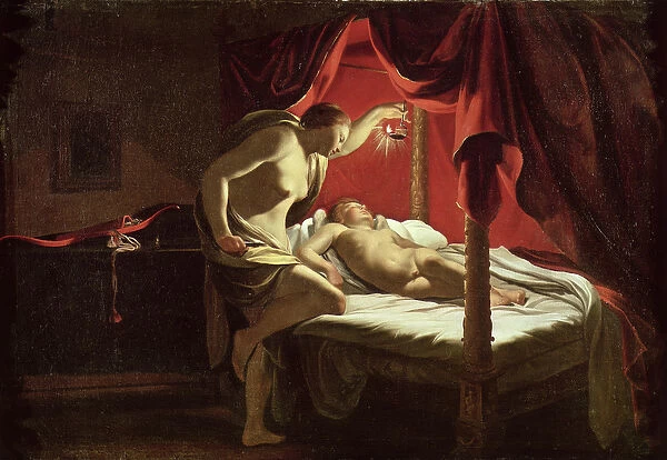 Psyche and Cupid, c. 1627 (oil on canvas)