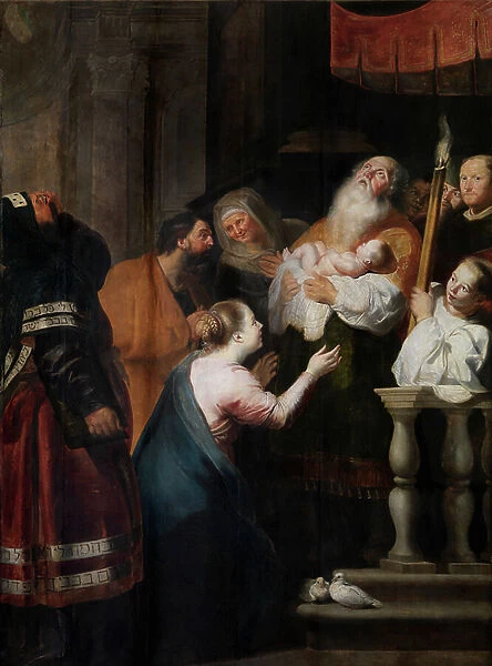 The Purification of the Presentation in the Temple (oil on panel)