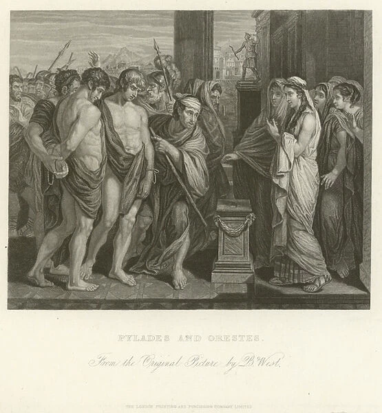 Pylades and Orestes (engraving)