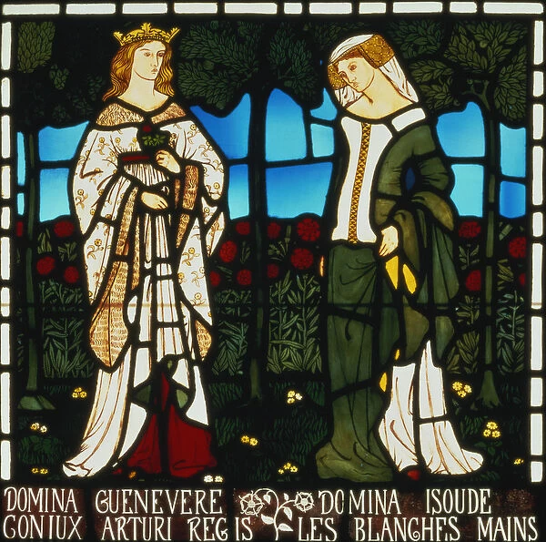 Queen Guinevere and Isolde of the White Hands, from