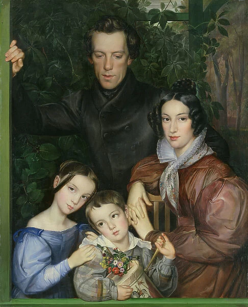 The Rauter Family, 1836 (oil on canvas)