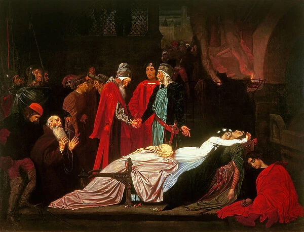 The Reconciliation of the Montagues and the Capulets over the Dead Bodies of Romeo