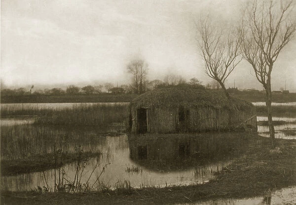A Reed Boat Home, Life and Landscape on the Norfolk Broads, c. 1886 (photo)
