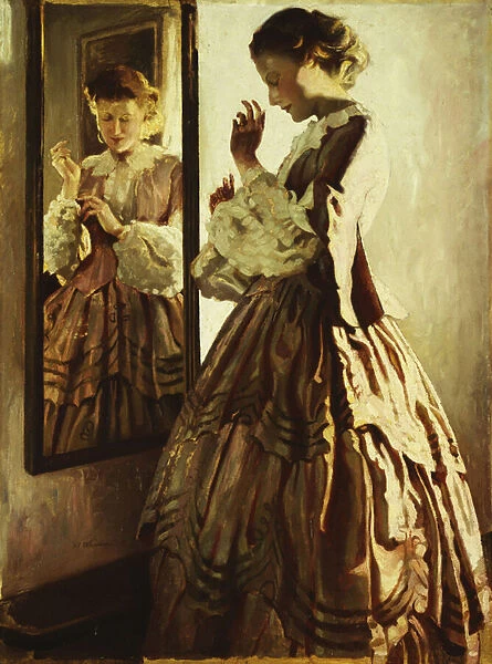 The Reflection (oil on canvas)
