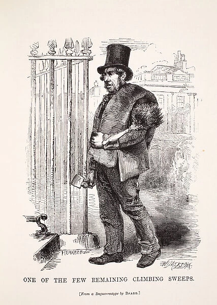 One of the few remaining chimney sweeps, from the daguerreotype by Richard Beard